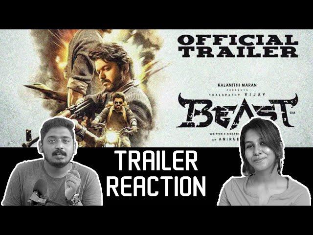 Beast Trailer Reaction by @UnniVlogs & @ViyaMallakara | Unni & Viya