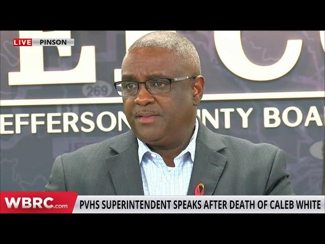 PVHS Superintendent speaks after death of Caleb White