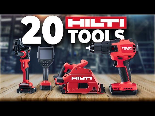 20 Hilti Tools That Will Make Construction Work Easier