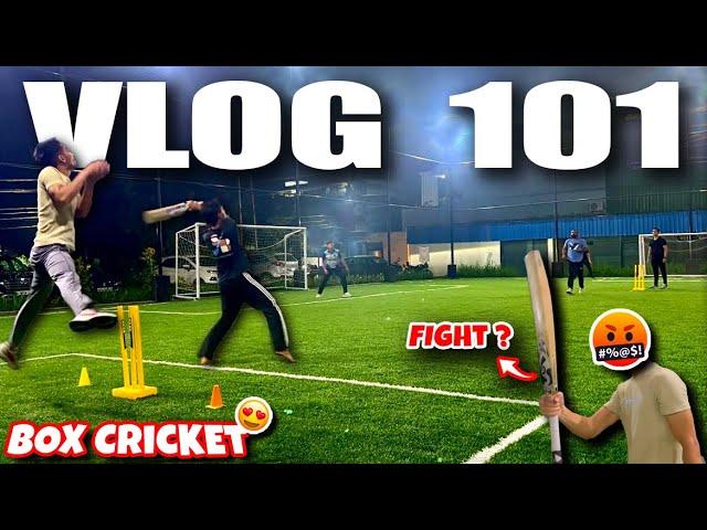 PLAYING BOX CRICKET FIRST TIME| 24 Runs in ONE Over| Cricket Cardio fight?