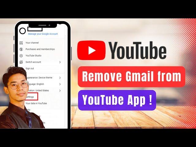 How to Remove Gmail from YouTube !