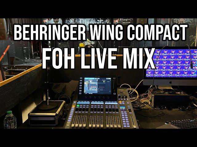 Mixing My First Show With The BEHRINGER WING COMPACT