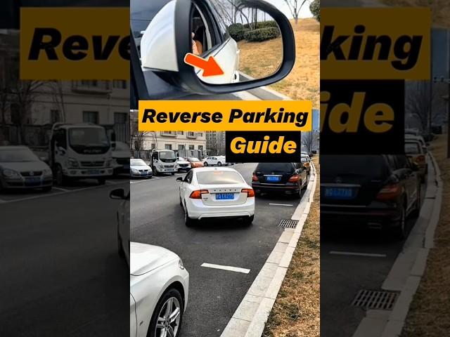 Learn the Secret Technique for Flawless Reverse Parking #automobile #cardrivingtips #shorts