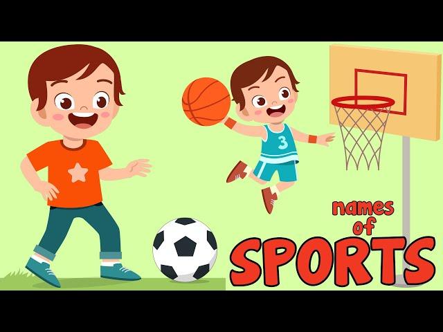 Names of Sports for Kids in English