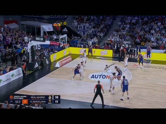 Willy Hernangomez drops Vincent Porier and throws down HAMMER DUNK | Highlight | FC BARCA|(10/26/23)