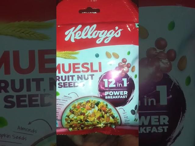 Kellogg's muesli fruit and nut seeds  #breakfast #shorts #muesli #kelloggs