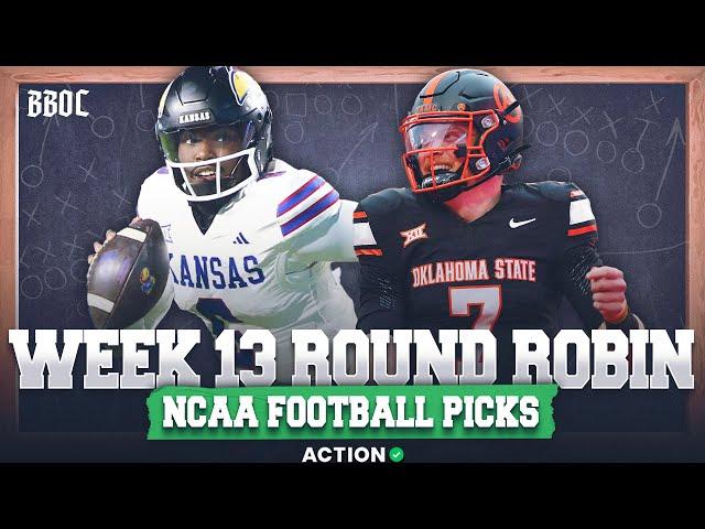 Bet THIS College Football Week 13 MONEYLINE Round Robin Parlay! NCAA Football Picks & Predictions