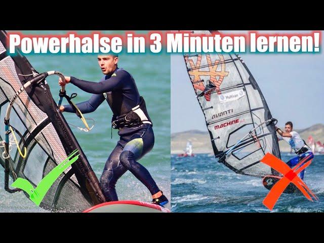 Windsurfen Lernen: Powerhalse in 3 Minuten durchgleiten!