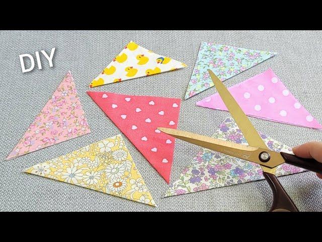 I made 50 in one day and Sold them all! Ingenious idea with old fabric - Amazing tips and trick