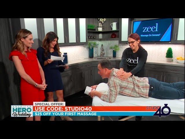 Zeel Massage Launches in Sacramento | Fox Studio40 Live