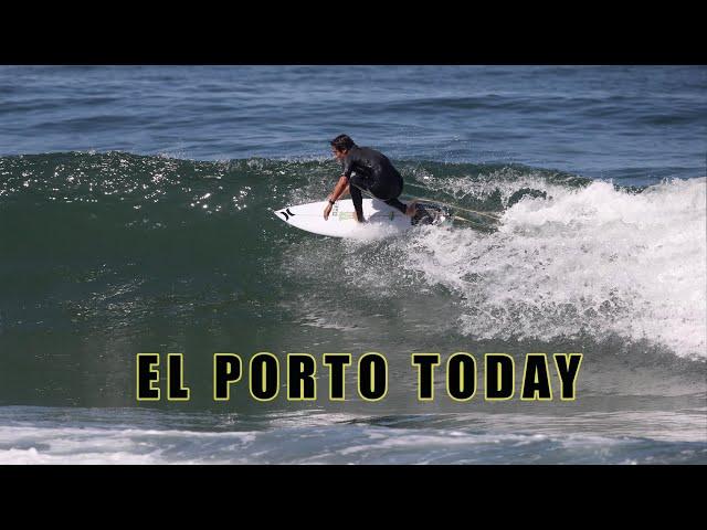 El Porto had fun surf today