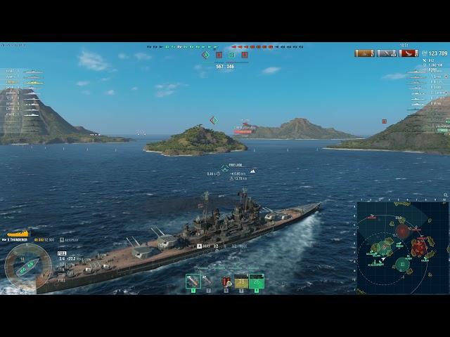 World Of Warships British Premium Battleship Tier X THUNDERER