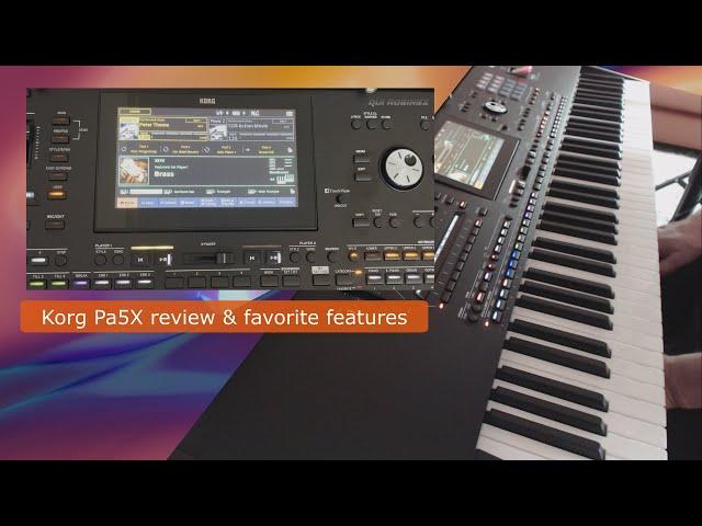 Korg Pa5X review and favorite features