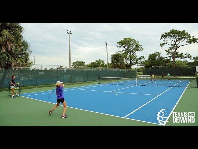 Part 2 Women's tennis drills I Tennis On Demand