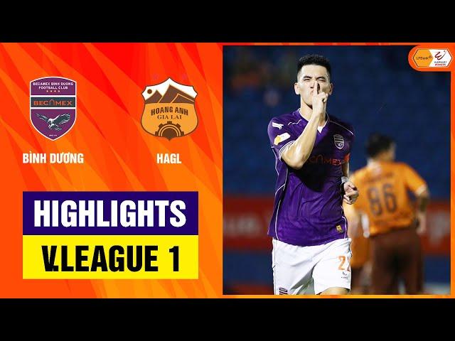 Highlights: Bình Dương - HAGL | Tiến Linh rực ráng, "đất Thủ" cực cháy tại lãnh địa