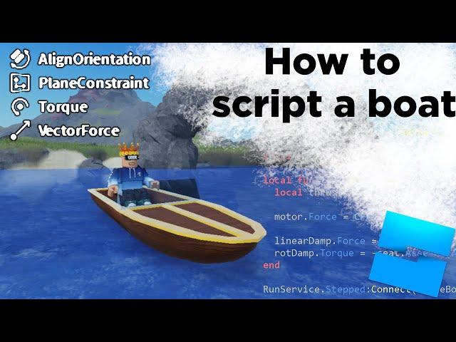 How to make a realistic Boat/Ship  - Roblox Studio