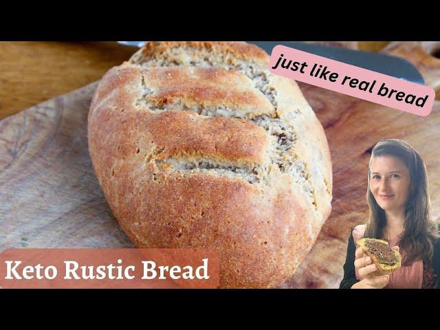 Rustic Bread | keto, flour-free, gluten-free