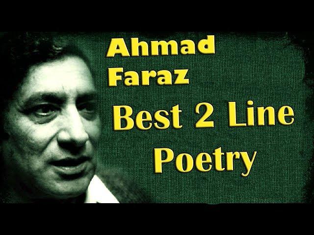 Ahmad Faraz Best 2 Line Poetry 2019 || Urdu Hindi Poetry By Umair Aatish