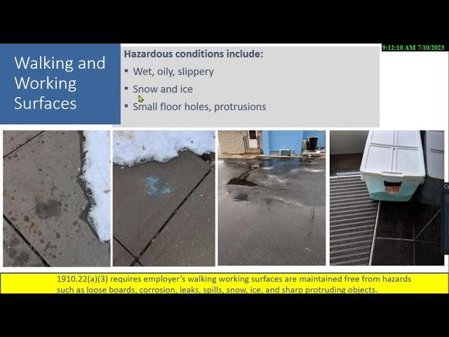 ASP CSP CHST Fall Protection Walking Working Surfaces July 10 2023