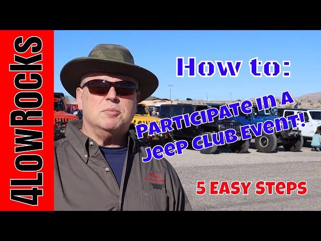 How to Participate in a Jeep Club Event