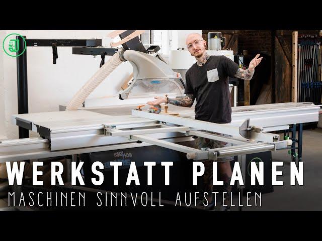 Wohin mit den MASCHINEN? So planst du deine Werkstatt richtig! | Jonas Winkler