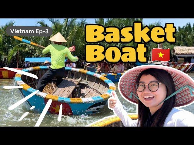 Basket Boat in Hoi An ,Vietnam