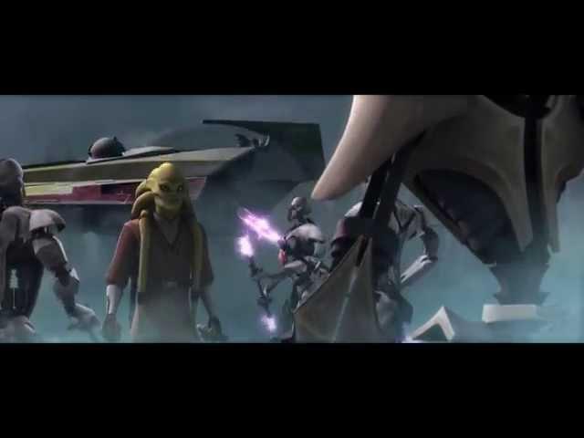Star Wars: The Clone Wars - Kit Fisto vs. General Grievous [1080p]