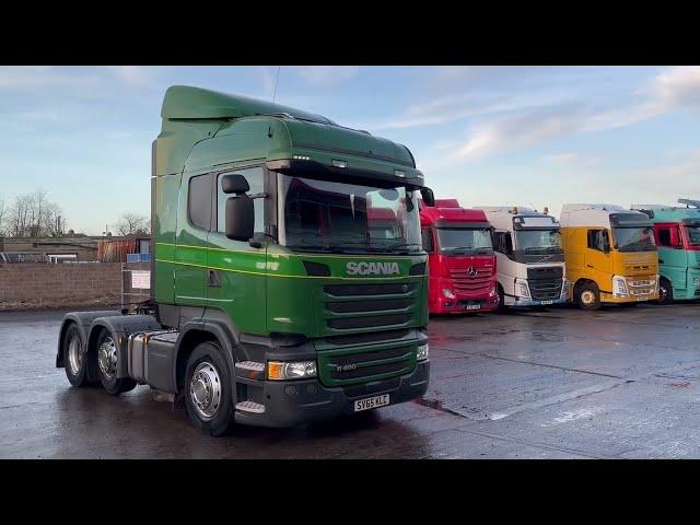 **FOR SALE** 2015 Scania R490 Highline 6x2 Mid Lift Tractor Unit - Dixon Commercial Exports Ltd