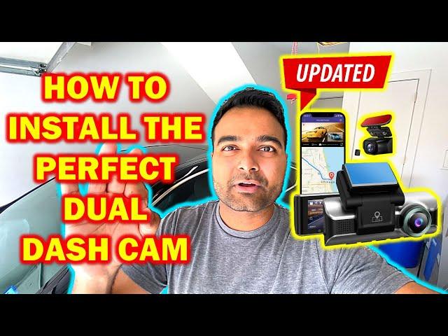 HOW TO Install a Front and Rear Dash Cam! (UPDATED Complete Guide)