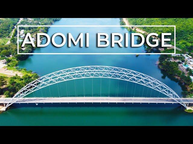 GHANA'S LONGEST SUSPENSION BRIDGE - ADOMI BRIDGE | AERIAL TOUR