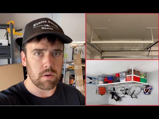 Overhead Garage Storage Racks Installation | SafeRacks