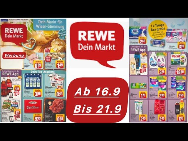 REWE Prospekt Werbung Angebote Gültig von 16.9.24 bis 21.9.24​⁠@Werbungde