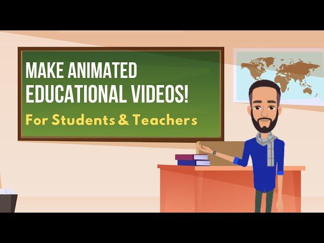 How to create Animated Educational Videos [Easy Animation Tutorial for school projects!] Assignments