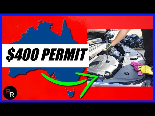 YOU NEED A PERMIT NOW TO CHANGE CAR OIL AT HOME IN THIS AUSTRALIAN CITY!