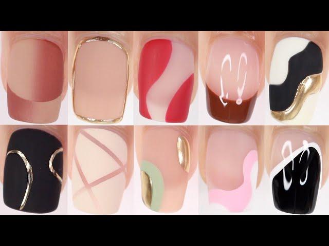 300 EASY NAIL IDEAS | HUGE nail art compilation satisfying nail designs | gel nail polish at home