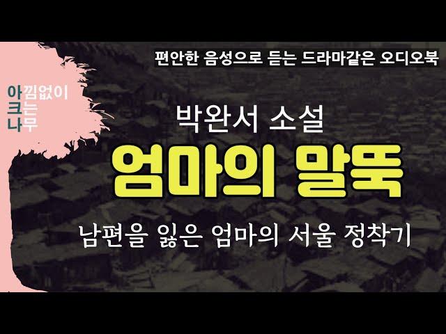 엄마의 말뚝 | 박완서 소설 낭독 | 드라마같은 소설 듣기 | 편안한 목소리 아크나 | 책 읽어드립니다.