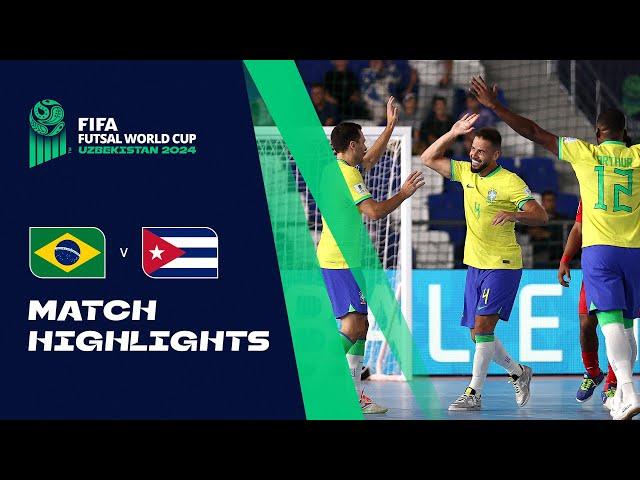 HIGHLIGHTS: Brazil v Cuba | FIFA Futsal World Cup Uzbekistan 2024