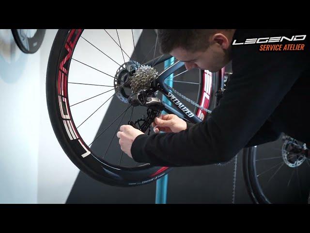 Montage chape Cycling Ceramic sur  dérailleur Ultegra Di2 RD-R8150 12 V