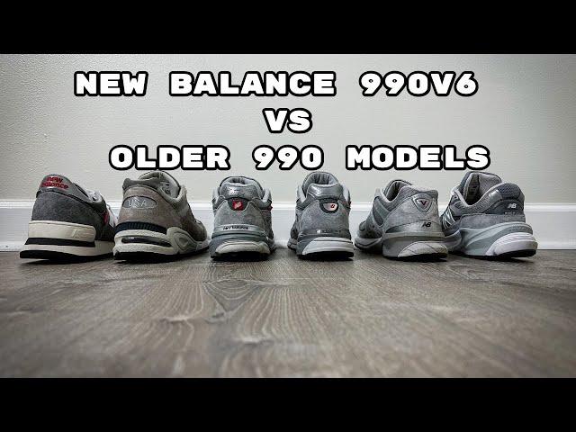 New Balance 990v6 vs. Older 990 Models