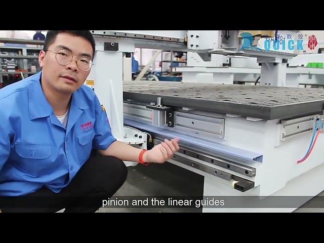 UA 3 axis ATC wood CNC router machine