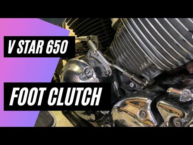 VStar Bobber Build Pt. 3 Foot Clutch