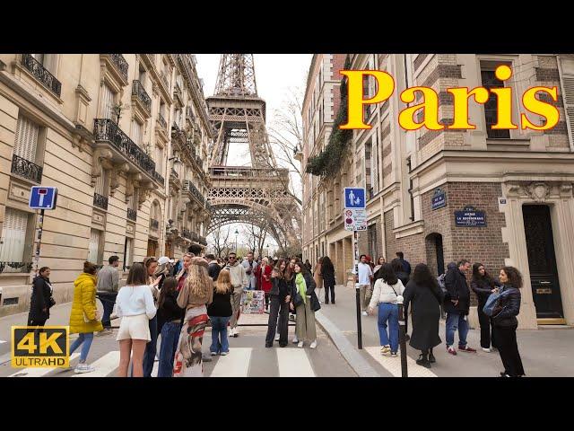 Paris, France - Paris Spring 2024 - 4K HDR Walking Tour  | Paris 4K | A Walk In Paris