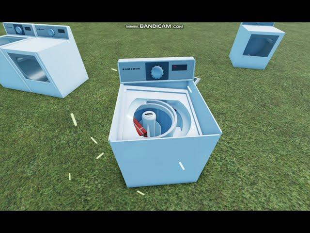 Roblox: Samsung washer goes NUTS! (READ DESC)