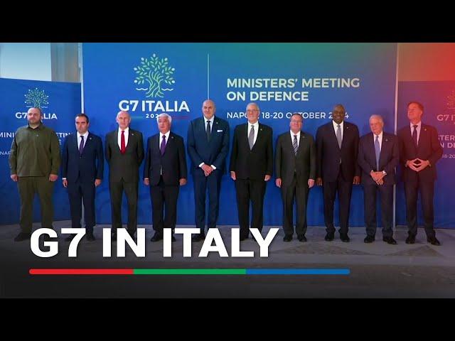 G7 Defense Ministers gather in Naples to discuss on wars in Ukraine and Middle East | ABS-CBN News