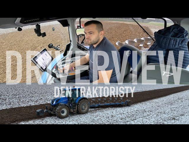 Den traktoristy #4 s New Holland T7.260PC + pluh Overum | Orba | DRIVERVIEW/POV