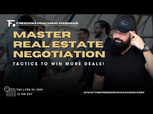 Master Real Estate Negotiation: Tactics to Win More Deals!