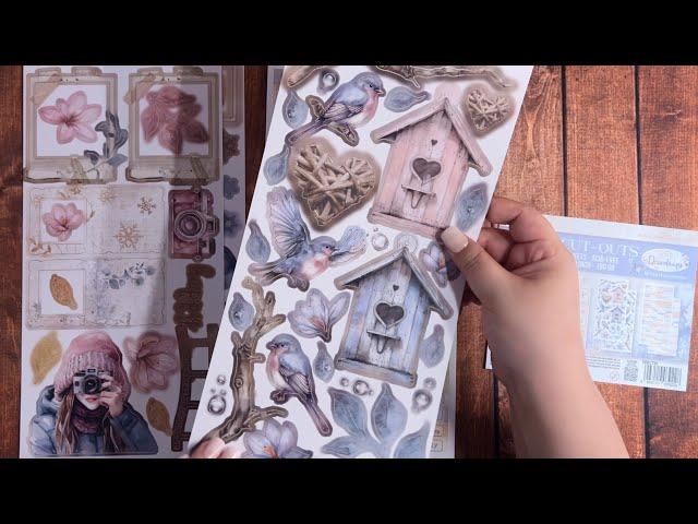 ️겨울새 다꾸 | 스탬페리아 Dewdrops 하울 제품으로 다이어리 꾸미기 ft.저널어라운드 | ASMR Scrapbooking