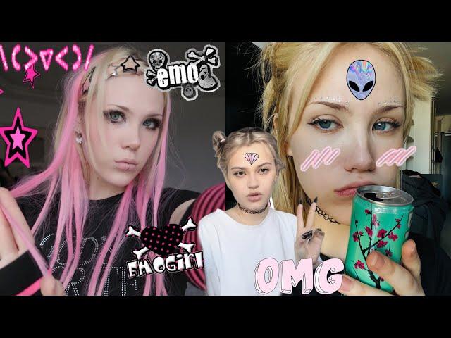 2007 vs 2014 перевоплощение в эмо и tumblr girl