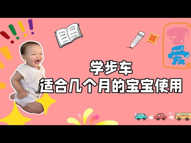 学步车适合几个月的宝宝使用