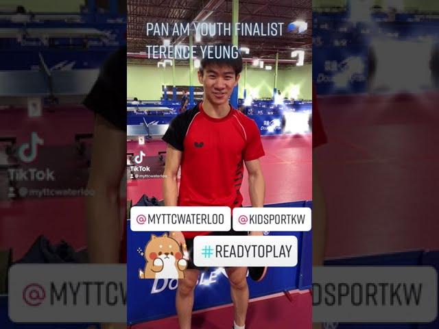 PANAM Youth finalist TERENCE YEUNG preparing for Nationals